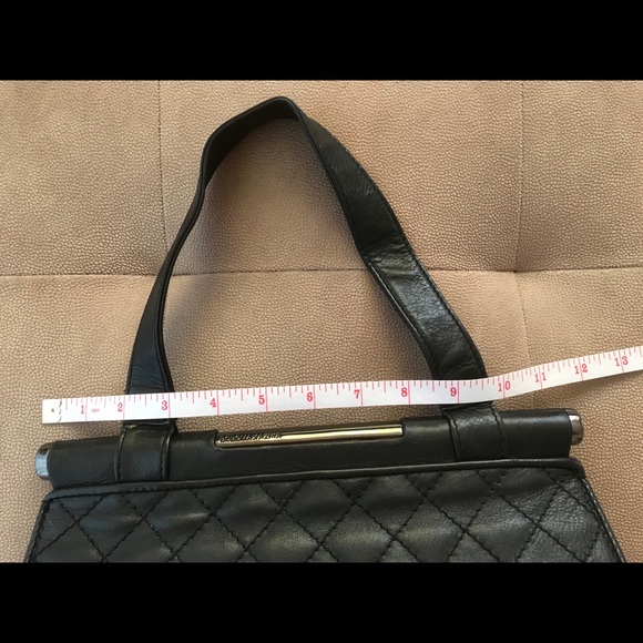 💎SALE🔥BCBGMAXAZRIA black leather bag - Picture 6 of 16